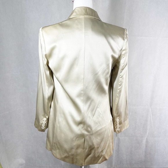 L'Agence Taryn Double Breasted Blazer Champagne Size 2 - Picture 13 of 14